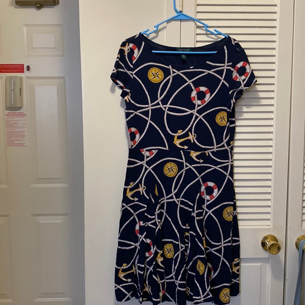 Lauren Ralph Lauren nautical print dress